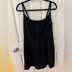 Black Old Navy Linen Dress